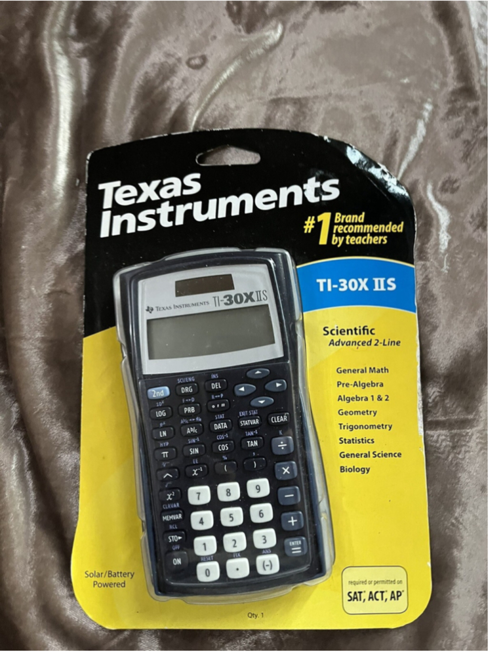 Texas Instruments TI-30XIIS SAT ACT AP Scientific Calculator Solar Powered NEW